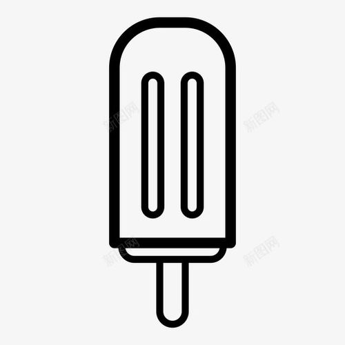 冰棒奶油冰棒食品圖標 標志 ui圖標 設計圖片 免費下載 頁面網頁 平面電商 創(chuàng)意素材 零食圖標